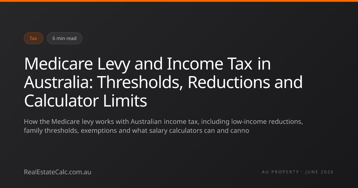 Medicare Levy Australia 2026 | Thresholds & Calculator Limits