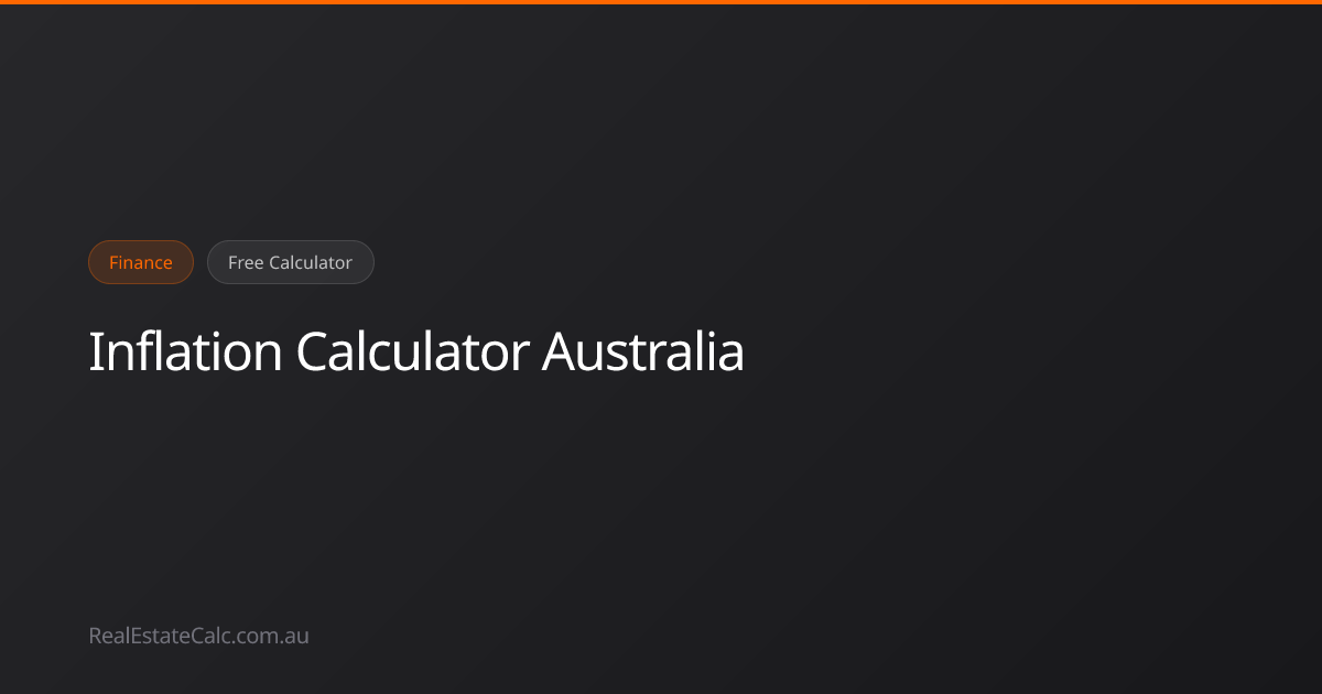 Inflation Calculator Australia (2026) | Future Cost Estimate